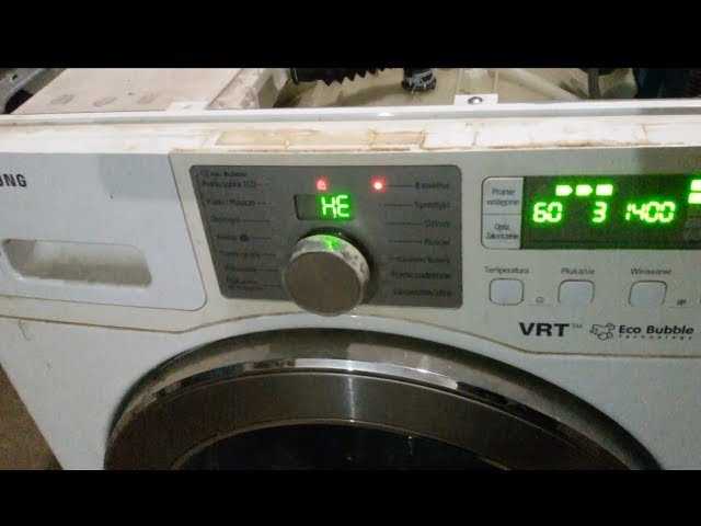 Ремонт стиральной машины самсунг, коды ошибок
