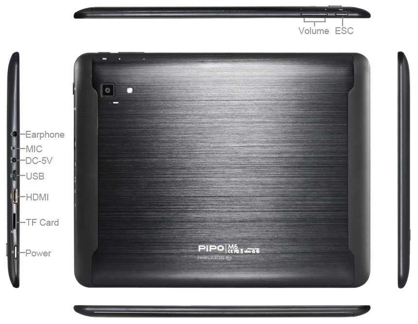 Обзор планшета pipo m6 pro 3g : характеристики, прошивка, отзывы и цена