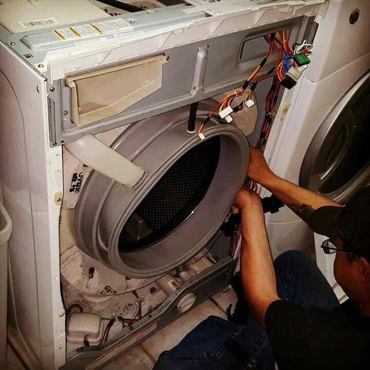 Замена тэна в стиральной машине горенье
