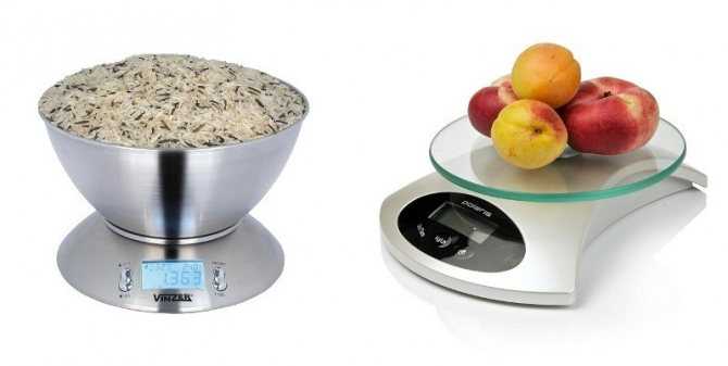 Как настроить кухонные электронные весы