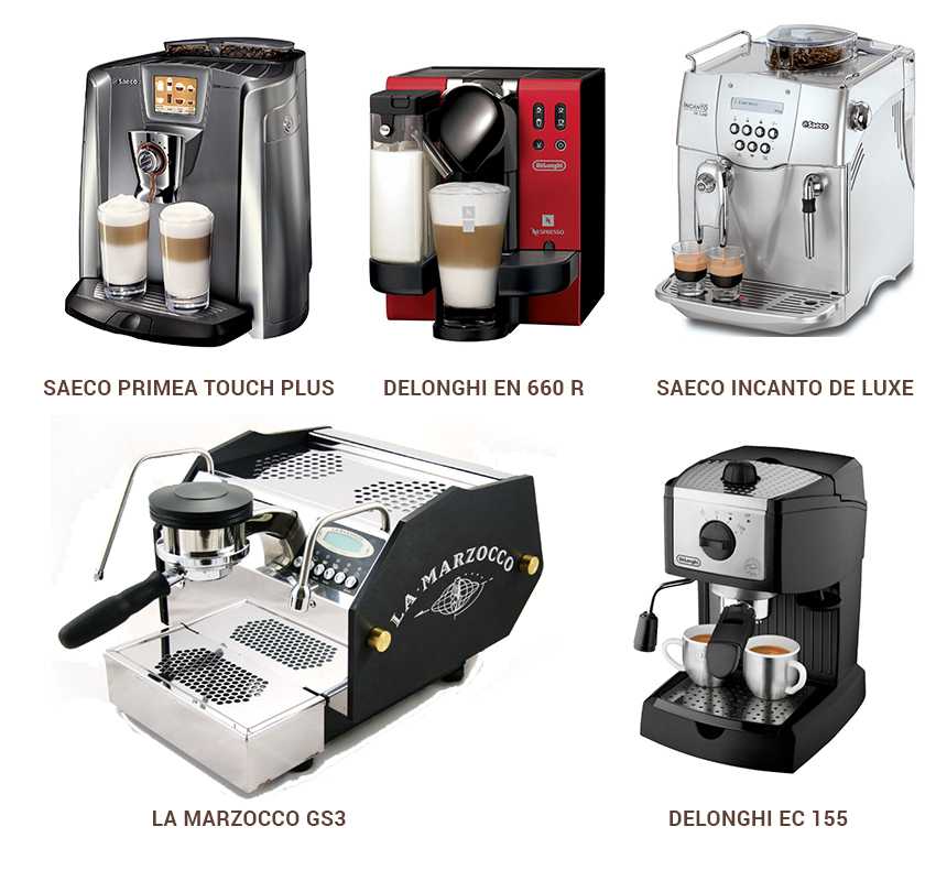 Виды кофемашин и кофеварок: плунжерная, капельная, гейзерная, эспрессо