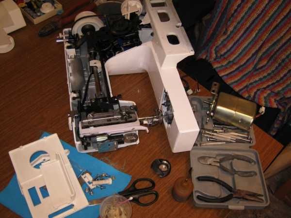 Грамотный ремонт швейных машин своими руками в 6 этапов