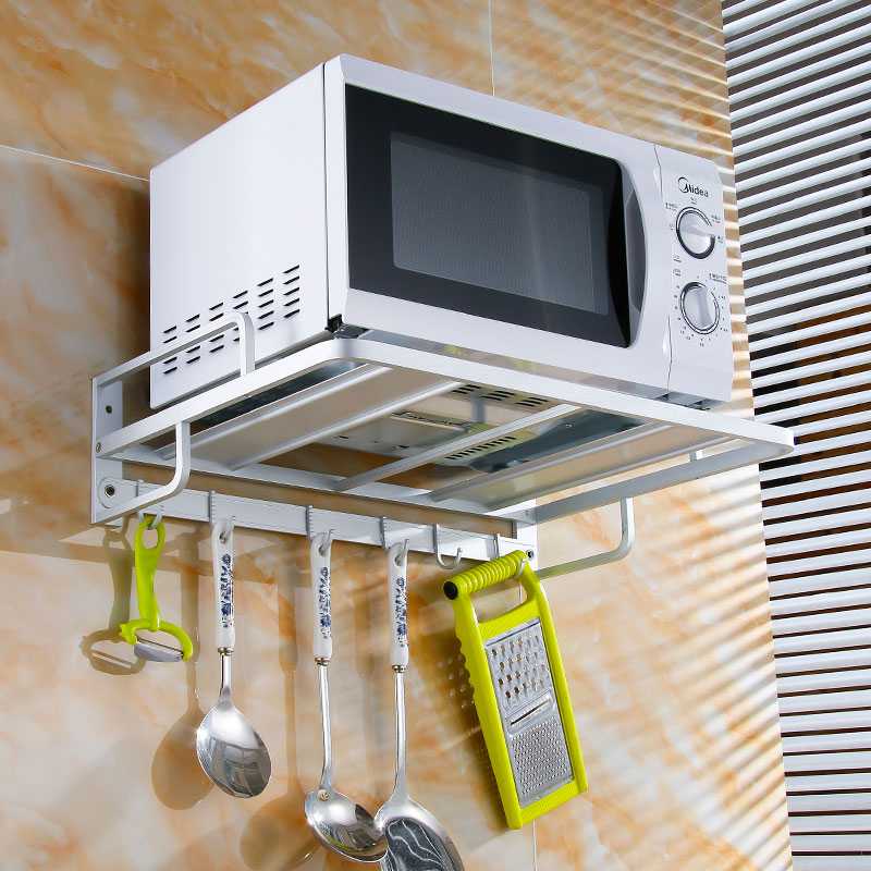 Полка для микроволновки на стену своими руками - все о кухне - от выбора материалов до бытовой техники